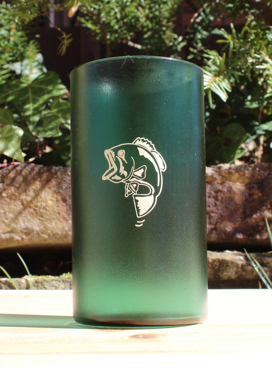 bass hunter tumbler, Made in USA, BPA free. break resistant